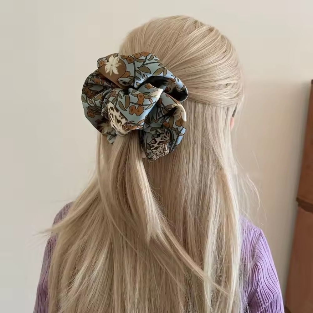 Floral Hair Scrunchie